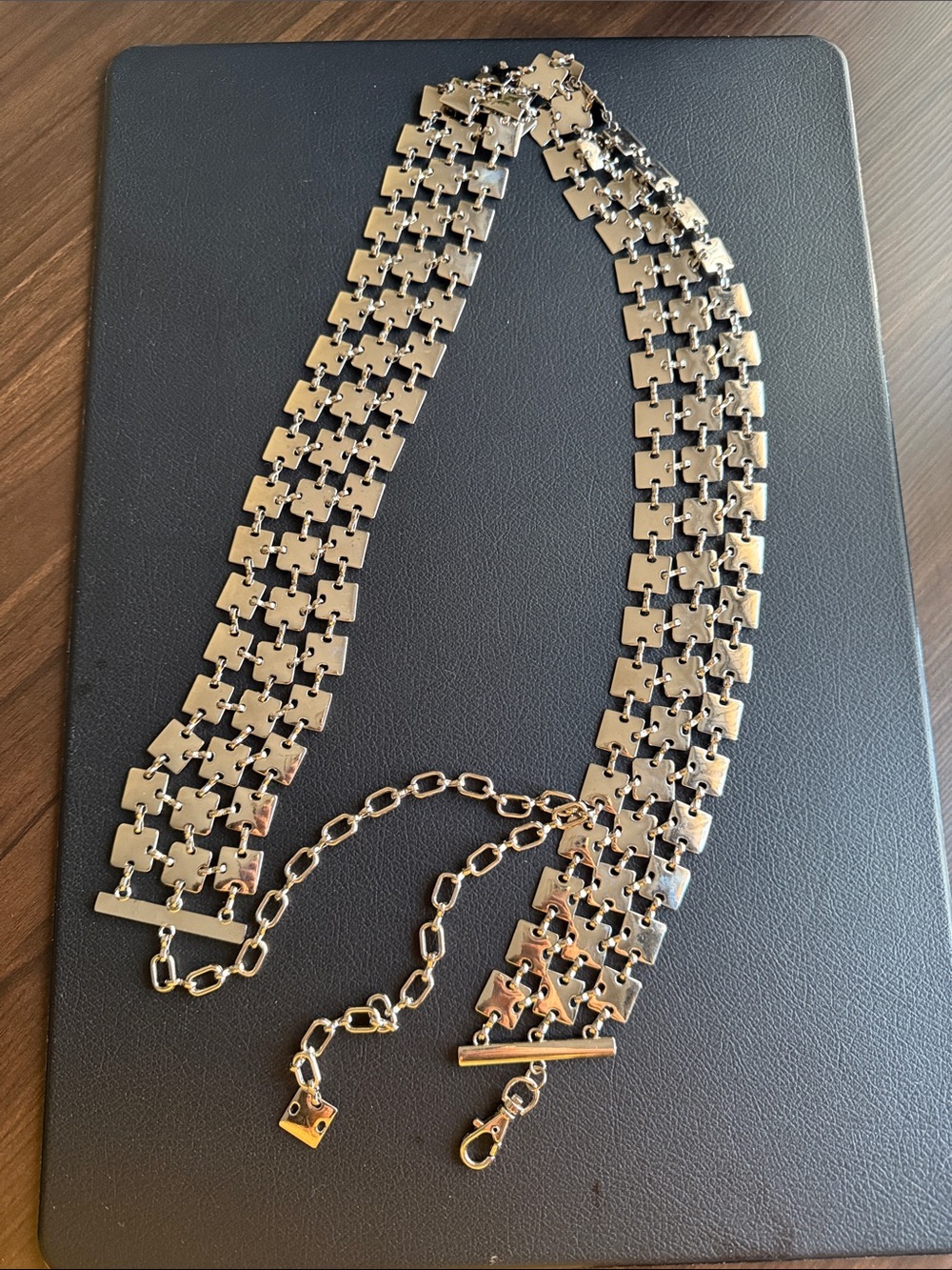 Silver -Tone Link Statement Belt - Women Accessories